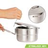 Outdoor Camping 304 Stainless Steel Bento Cook Pot