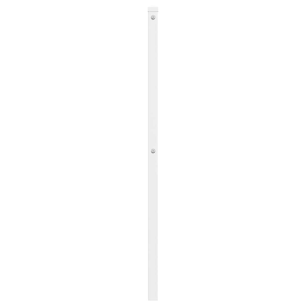 Vidaxl Metalowe Wezgłowie, Białe, 193 Cm