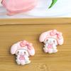 30/200PCS Sanrio Animal Cartoon DIY Resin Accessories Headbands Hair Clips Cup Stickers Resin Material