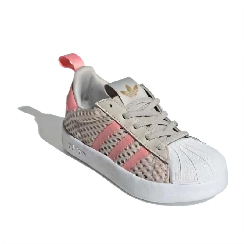 adidas Originals SUPERSTAR 360 Breathable Low Top Kids' Skateboarding Shoes Yellow Blue White Kids' Sneakers JH7470