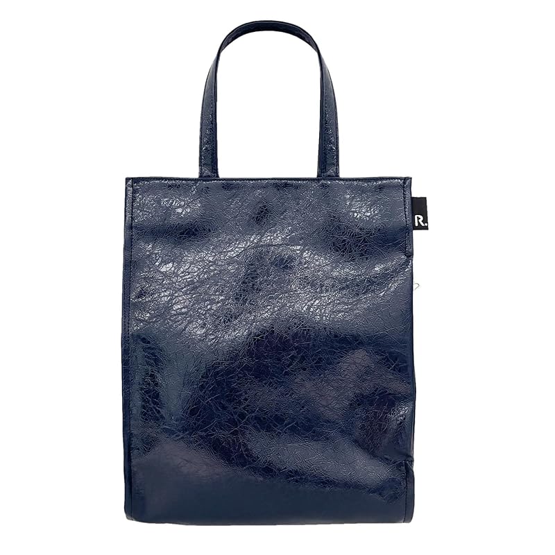

[Root] A4 tote bag Vertical type table synthetic leather LT.Arquatre.Classic-B 1057 ladies 05 Wrinkle-Navy