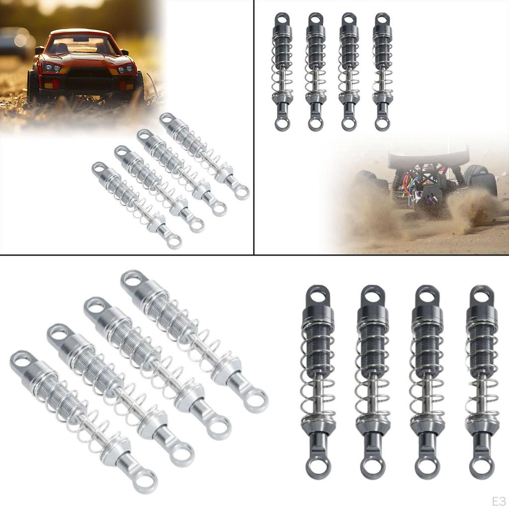 4 Metal RC Car Shock Absorbers for 1/12 Scale MN78 Model Trucks