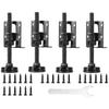 4pcs Furniture Adjustable Levelling Feet Furniture Legs Height Adjusters Furniture Levelling Feet Cabinet Table Support Hardware