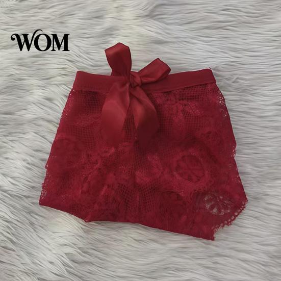 Charming See-through Thong Women's Sexy Sheer Lace Thong, Cheeky See Through Underwear, Soft Comfortable Panties High Waist T Back Stretch with