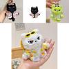 Portachiavi Peluche Gatto Carino Con Design Camicia a Fiori e Occhiali da Sole Per Portachiavi e Accessorio