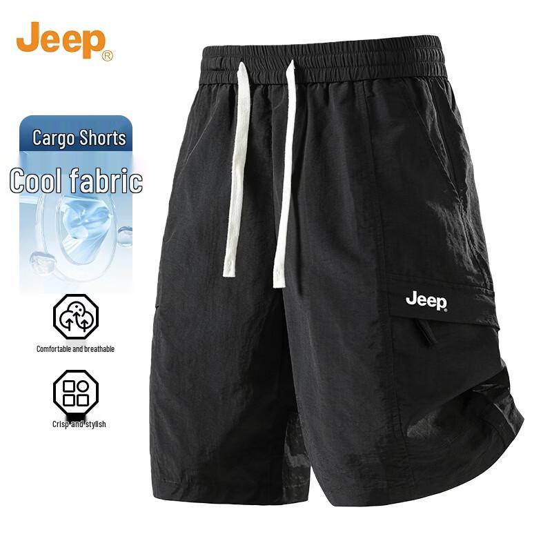 JEEP Men s Summer Cool Cargo Shorts L