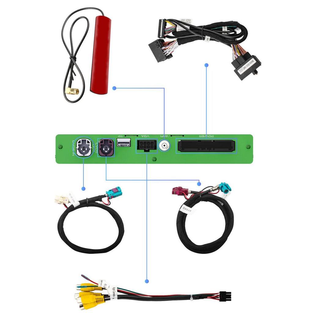 Sinairyu Wireless CarPlay Android Auto DAB DVR HDMI Compatible For Volkswagen Golf Skoda Seat MIB System Mirror Link