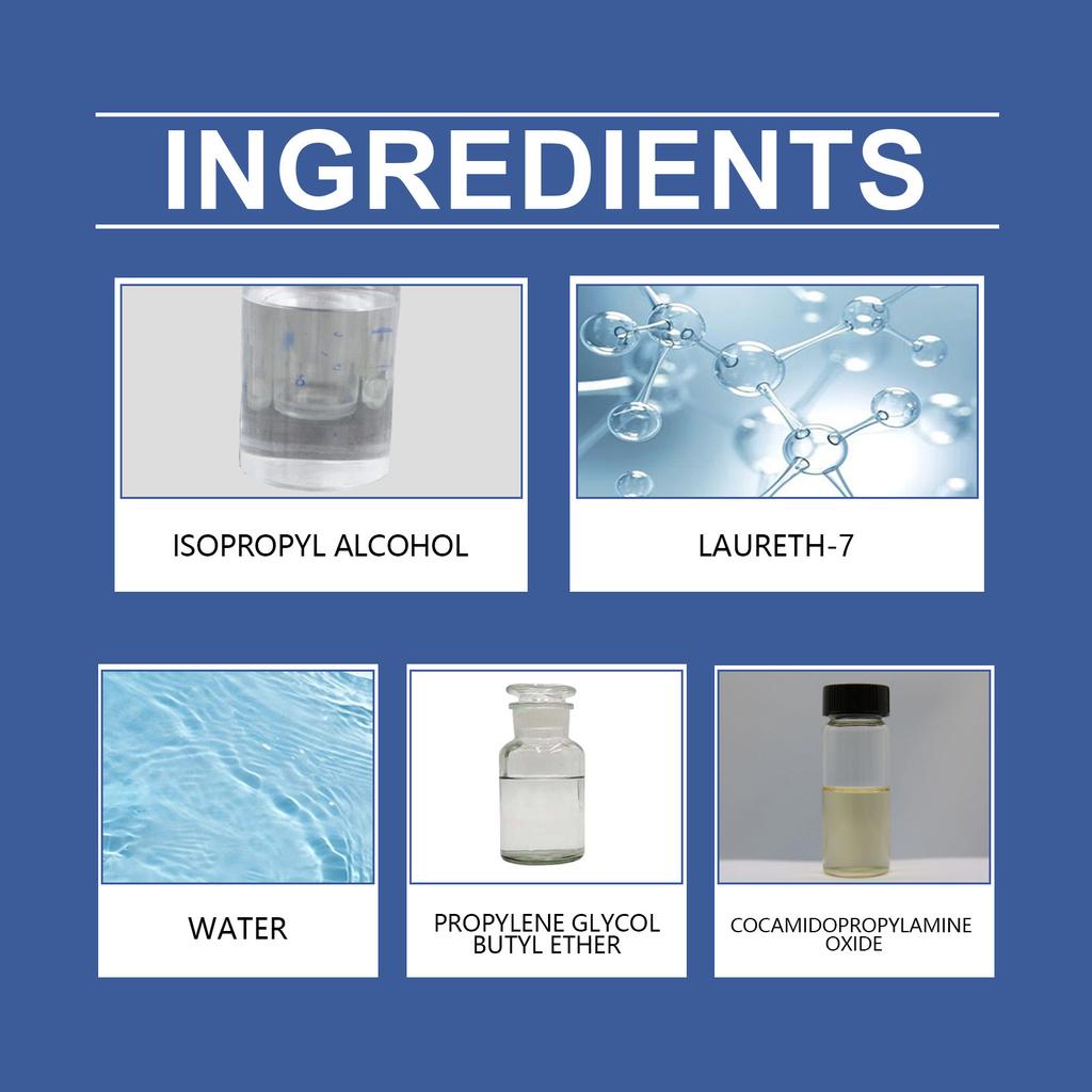 RAYHONG Multi-Purpose Automotive Interior Foam Cleaner Automotive Leather Fabric Plastic Interior Cleaner