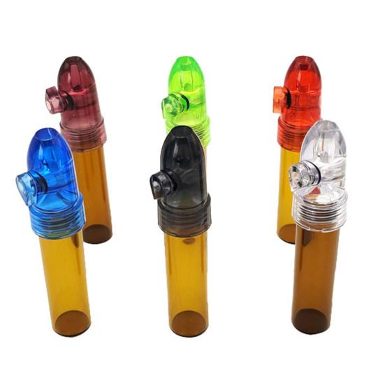 6Pcs Portable Pill Boxes Storage Tubes Moisture-Proof Good Sealing Compact Size Easy To Clean Refillable Pill Containers Storage Bottles