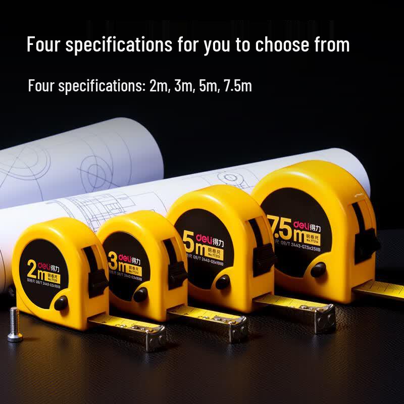 Deli Magnetic Locking Steel Tape Measure