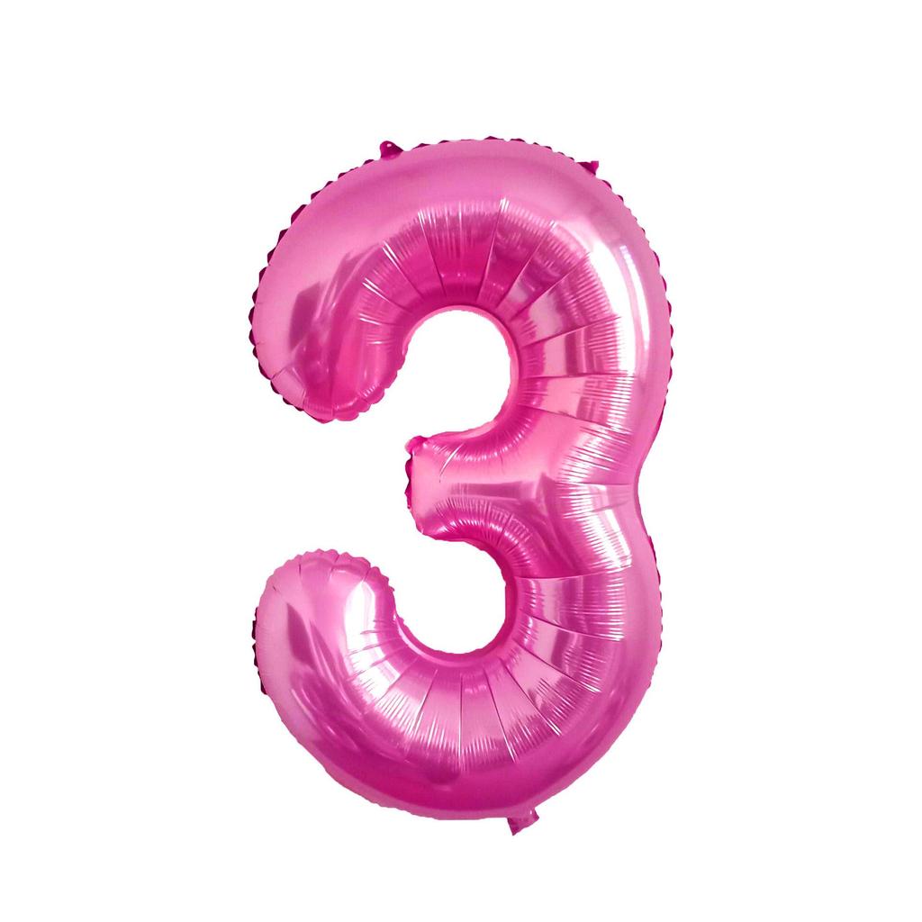 Globos de Aluminio con Número de 40 Pulgadas (EE. UU.) - Decoración de Fiesta