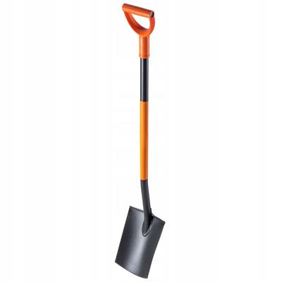 KADAX Lopata Rýč Rovný 125cm kovový Zahradní Ergonomický Kalený