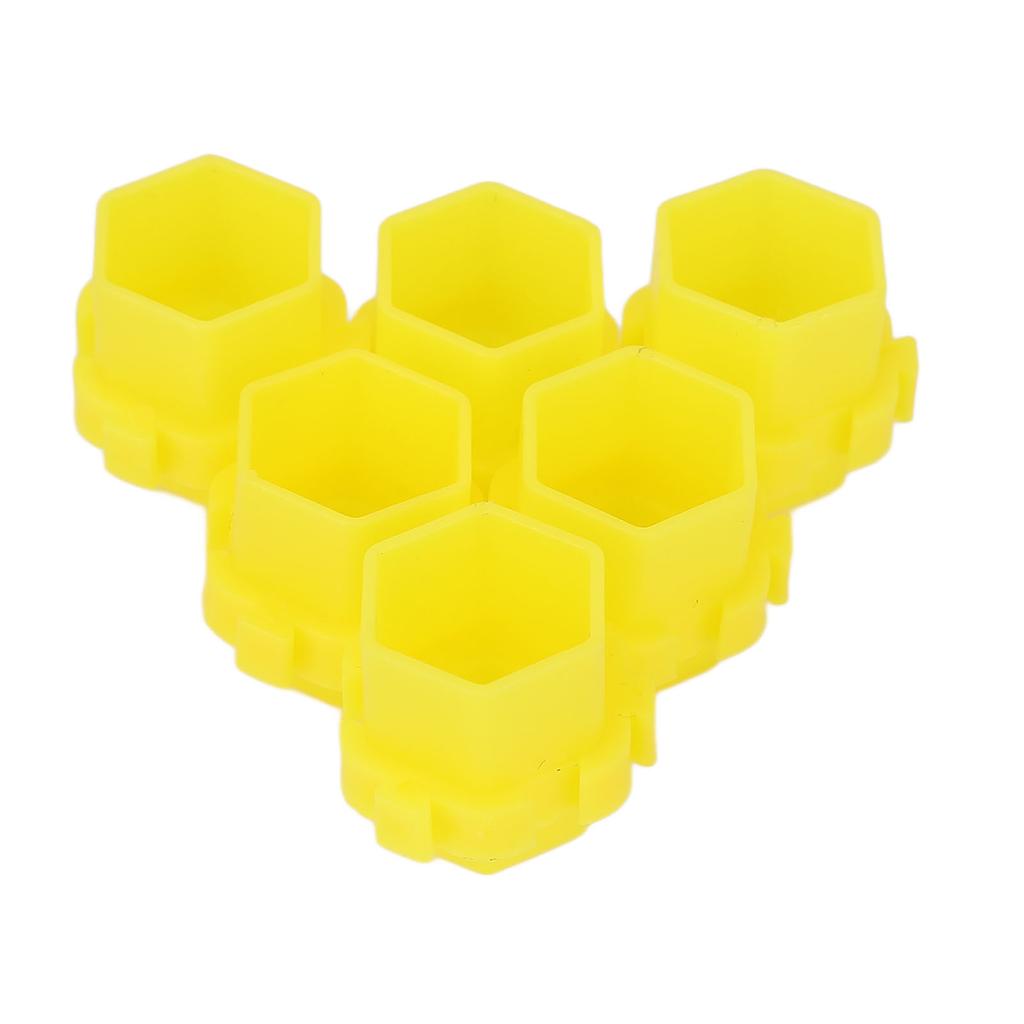 200PCS Color Tattoo Ink Cups Beehive Shape Pigment Holder Container Spliceable Cups for Tattoo Makeup