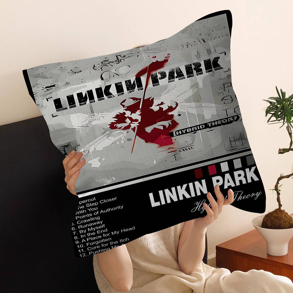 Band L-Linkin Cool P-Park Pillow Cushion Cover Pillowcase Living Room Sofa Home Decor