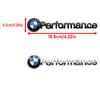 For BMW E34 ABS Car Logo Emblem Rear Trunk Stickers Badge Accessories For BMW Performance E70 F15 E92 E60 E61 E65 F01 F02 F10 F15 F30 F48 M5