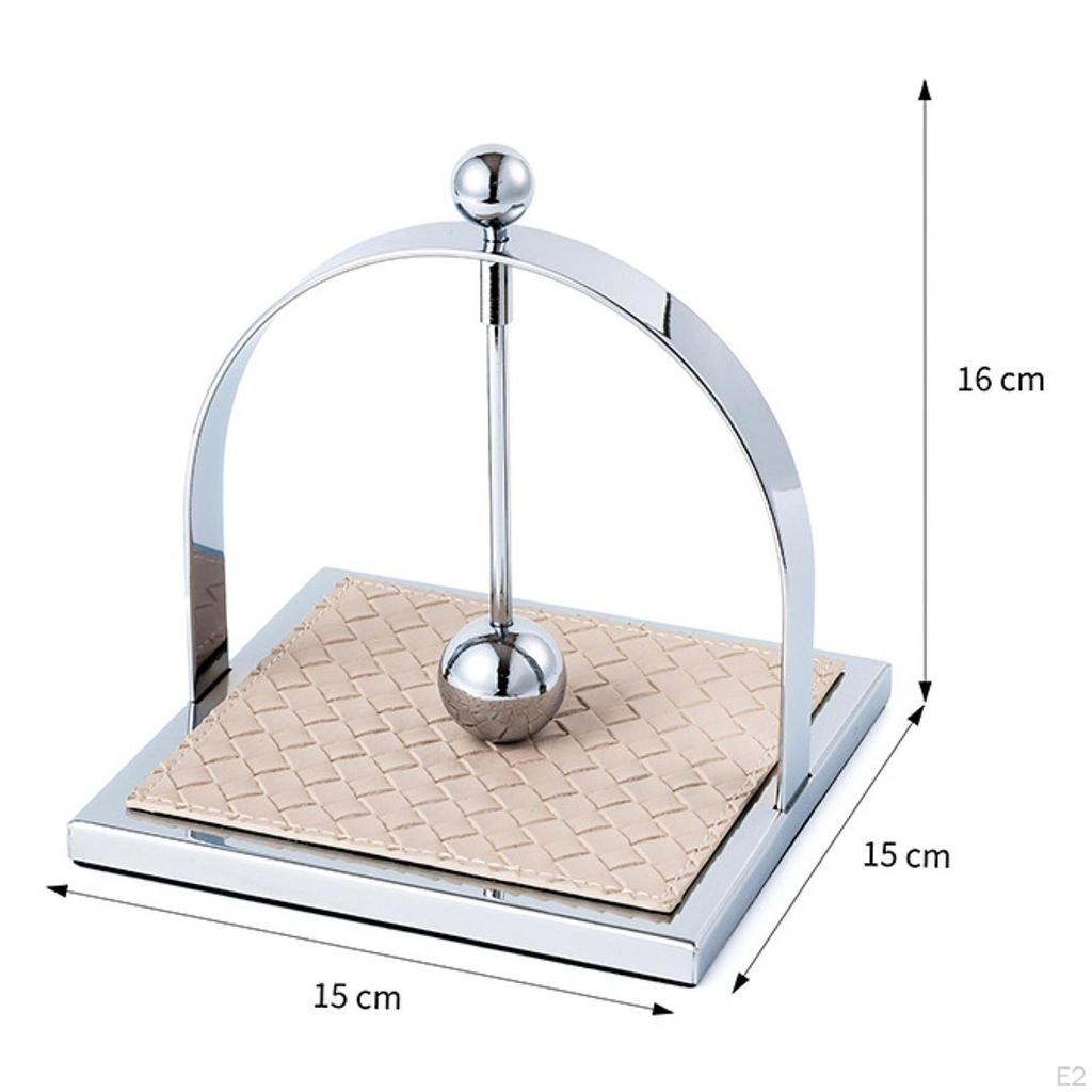 Esszimmer-Papierhandtuchhalter Tischplatten-Taschentuch-Organisation Quadratischer Serviettenständer Metall