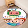 Cocomelon Printed Round Rug Carpet Chair Rug Area Rug Entryway Doormats,for Office Chair Living Room Bedroom Kitchen Room.