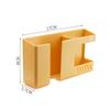 2 In 1 Wall-Mounted Mobile Phone Remote Control Storage Box Multifunctional Punch-Free Storage Rack Wall Debris Storage Holders
