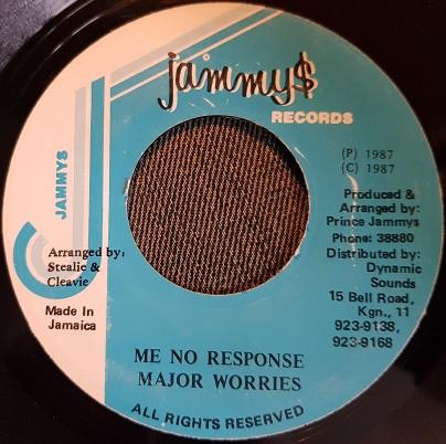 

7-дюймовая пластинка СЕРЬЕЗНЫЕ БЕСПОКОЙСТВА - Я Не Отвечаю НИКАК Jammy s Records 1987 Ямайка Регги, Ска и Даб Б/У