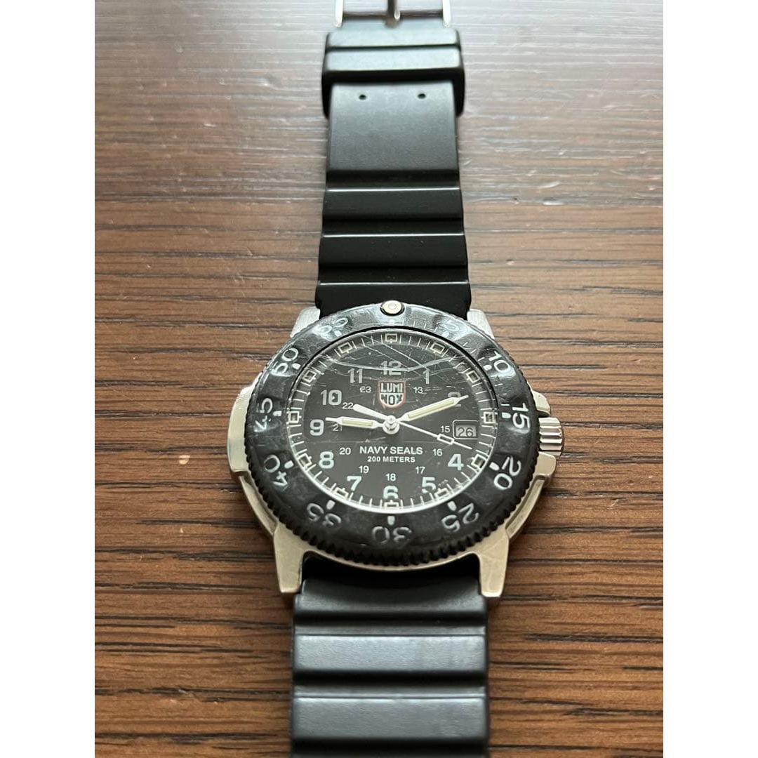Used Luminox 3100 Navy Seals 200m waterproof watch stainless steel