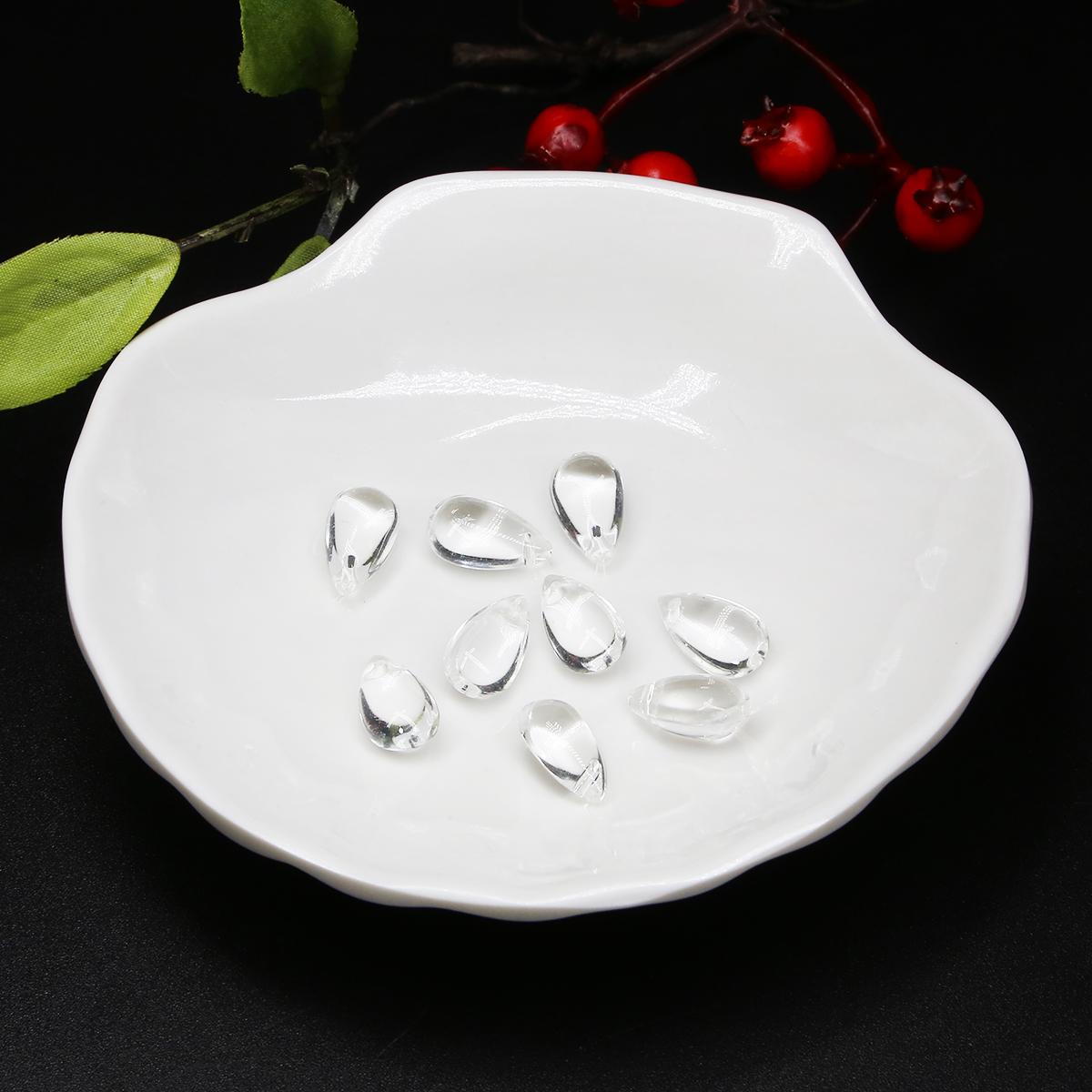 

5 шт. 14x18 мм стеклянные чешские подвески в форме капли воды свободные бусины для изготовления ювелирных изделий DIY серьги