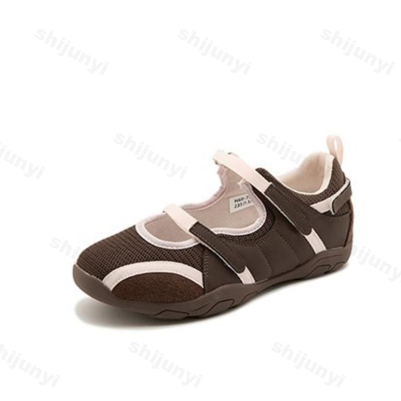 Women Mary Jane Shoes  Spring Autumn New Mesh Breathable Non Slip Casual Shoes Lightweight Comfortable Fashion Outdoor Flats