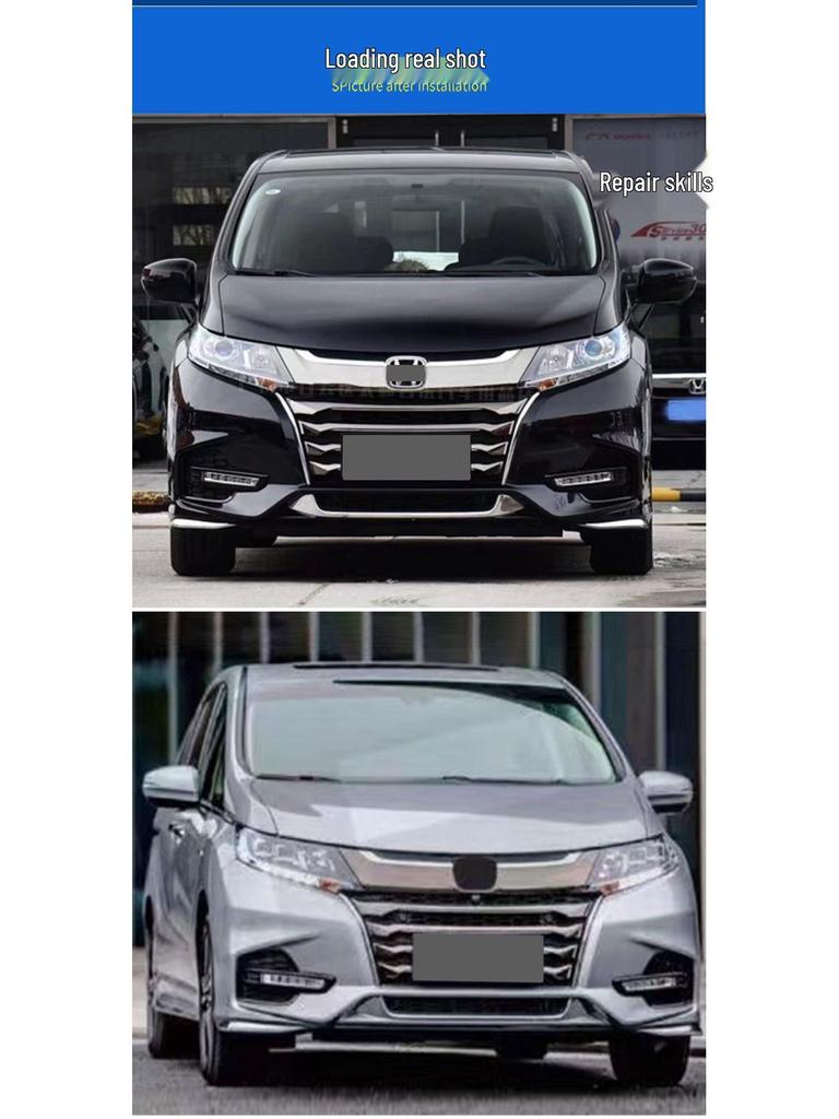 Wide Body Front Bumper Kit for 2015 Odyssey Japanese Spec Modification 20