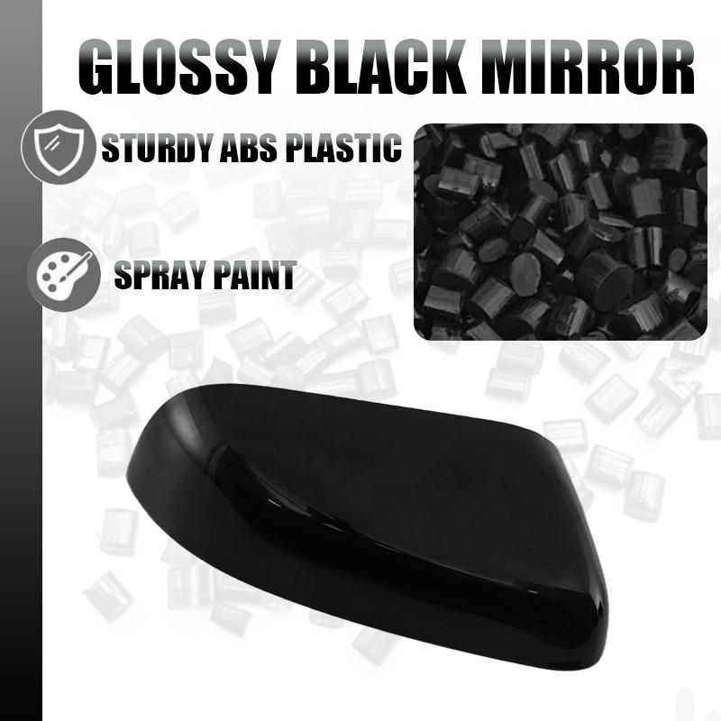 Right Side Rearview Mirror Cover Black For Ford Explorer 2016-2019 GB5Z17D742 RH
