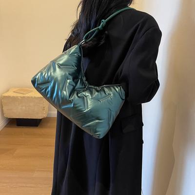Large Capacity Down Bag Women's Handbag Shoulder Tote Bag