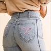 2024 Stijlvolle Europese & Amerikaanse Dames Slim Fit Veelzijdige Jeans