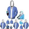 Felpa con cappuccio e giacca Cosplay 3D di Undertale Sans Design Morbido e Confortevole Per Tutti