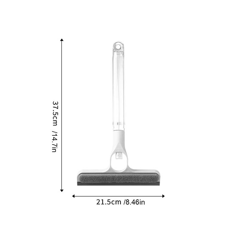 Handheld Mirror Cleaner Double-Sided Glass Scraper Household Bathroom Cleaning Tool Countertop Multifunctional Scraper