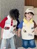 2026 Summer Cartoon Lapel Toddler Boys' Short Sleeve T-shirt