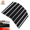 8pcs/set Door Window Trim Pillar Posts Pillar Cover Stickers for Lincoln MKX Fit Ford Edge 2007-2014