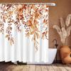 Plant Series Waterproof Bathroom Shower and Privacy Curtain