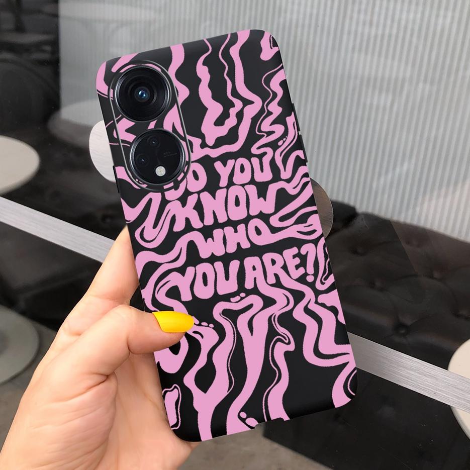 For Oppo Reno 8T 4G Case CPH2481 Luxury Art Printed Cover Silicone Soft TPU Phonw Case For Oppo Reno8 T 5G Reno 8T Reno8T Bumper