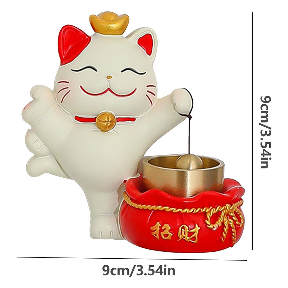 Cute Japanese Lucky Cat Door Bell Front Doorbell Wind Chime Wireless Door Bell Doorbell Door Opening Entrance Bell Home Decor