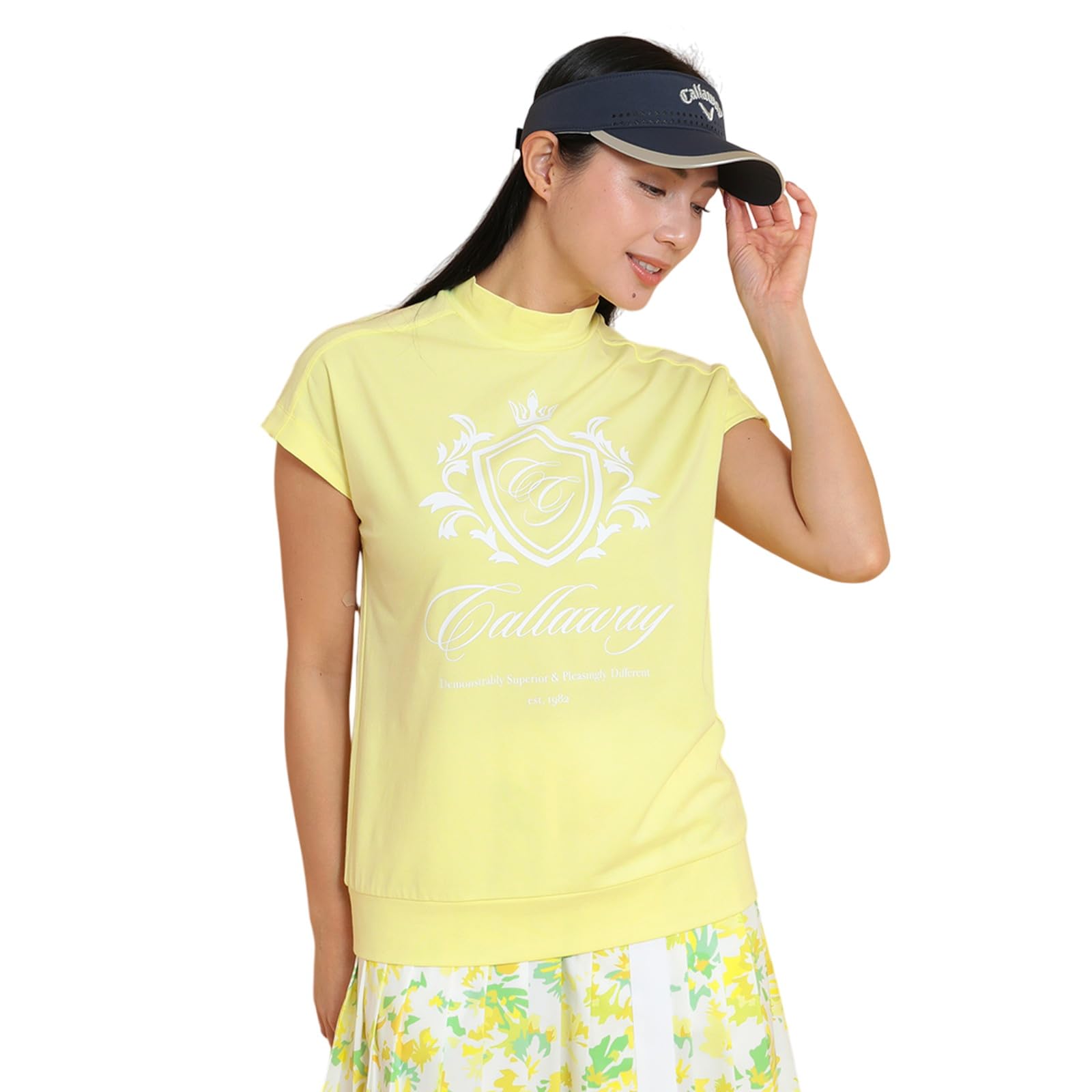 

Женская футболка без рукавов с воротником-стойкой для гольфа C25134204 LL [Callaway] (Растяжимый) / / 1061_Желтый