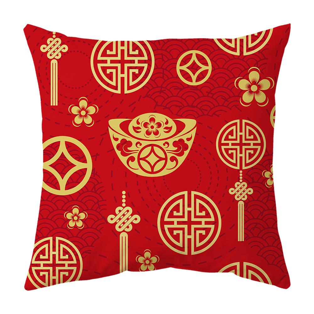 New Pillow Snake Big Red Festive Spring Festival Mascot Chinese Style Cushion New Pillow