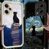 Phone Case for Xiaomi Redmi Note 15 14 13 Pro Plus Black Cat Aesthetic Pattern Shell 12S 11 11S 11T 5G 14S Soft Silicone Funda