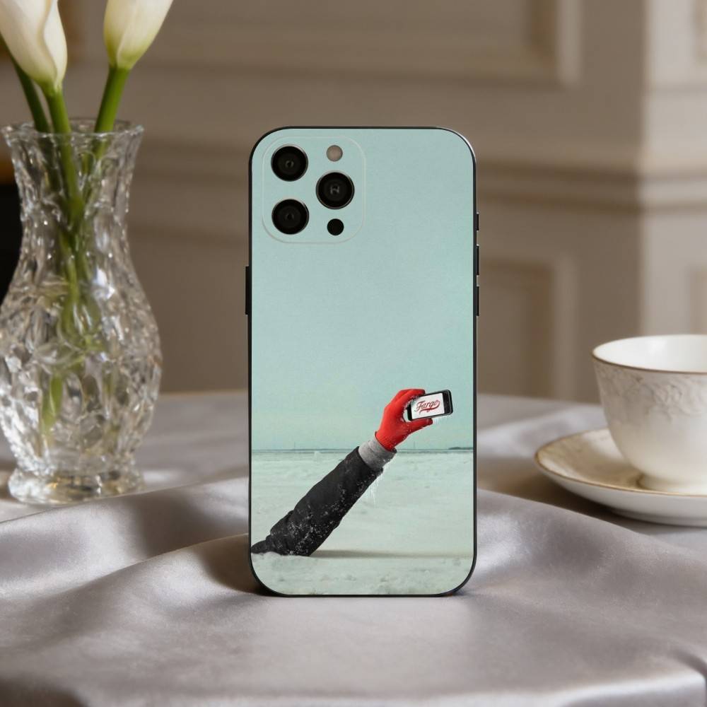 

T-TV F-Fargo-O Phone Case For iPhone 17pro, 16,15,14,13,12,11 X XR Plus,Others Soft Black Cover iPhone15plus