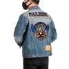 Embroidered Denim Jacket Men's Spring and Autumn New Loose Trendy Heavy Industry Retro Tooling Jacket