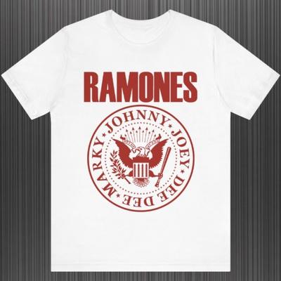Retro RAMONES Johny Joey Deedee Marky Unisex Tričko S-5XL Unisex Tričko