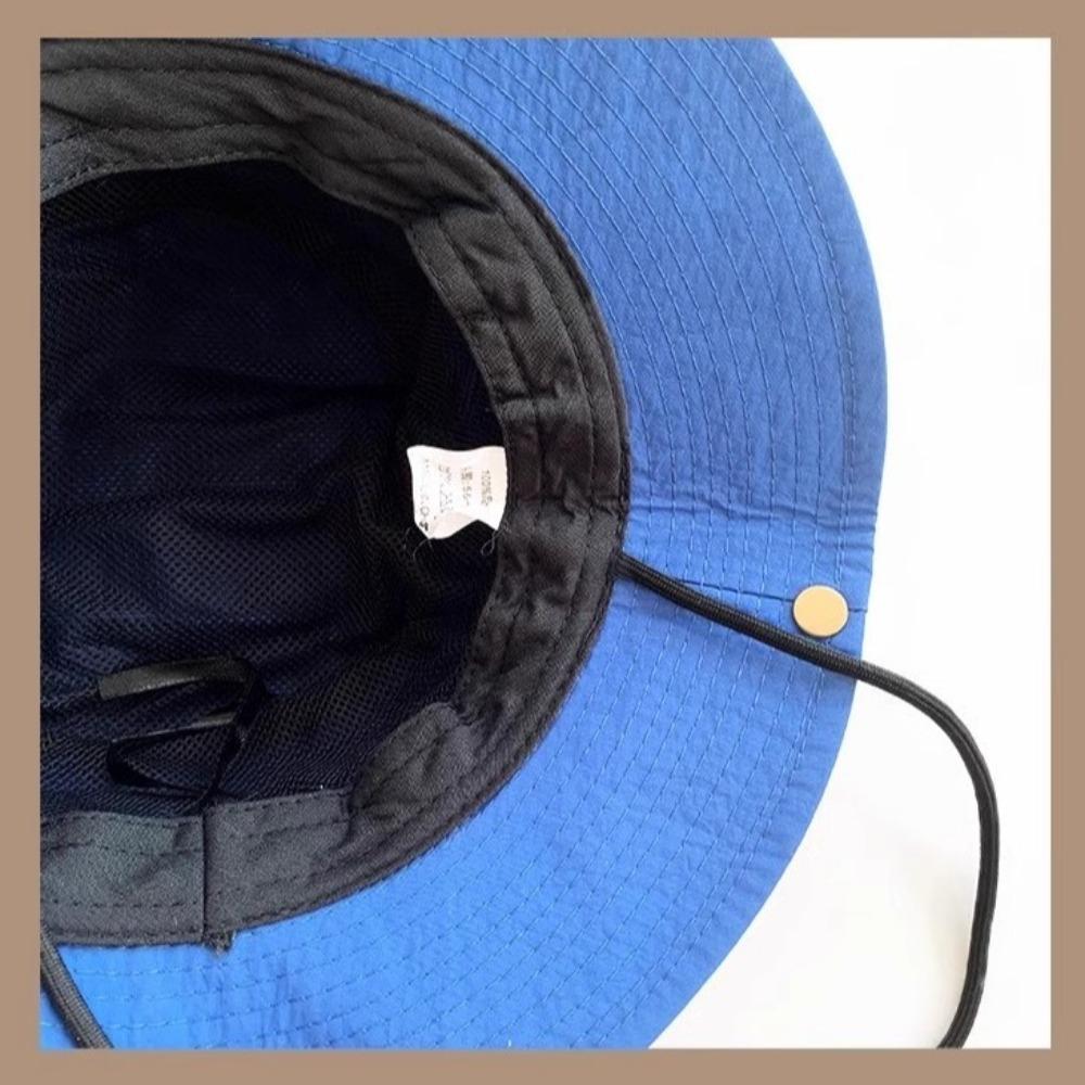 Waterproof Folding Bucket Hat Quick-dry Portable Hiking Cap Fashion Mesh Fisherman's Hat  Travel