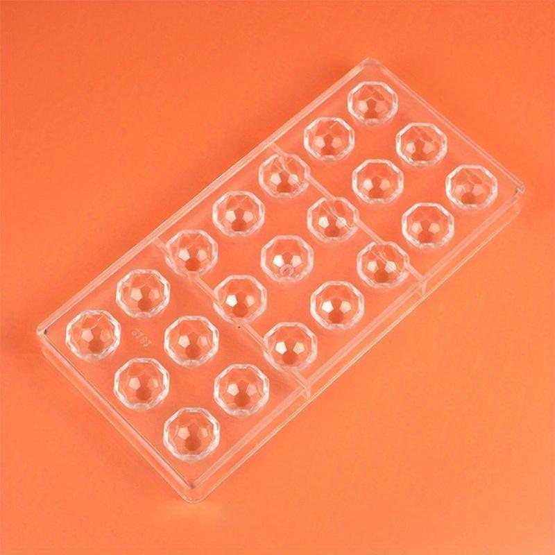 Diamind Shape Polycarbonate Chocolate Mold for Candy Confectionery Baking Pastry Tools Mould