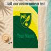 Beach TowelNorwich City Custom Name Text Personalized Soft Towel for Beach Pool Indoor Home Decor Gift