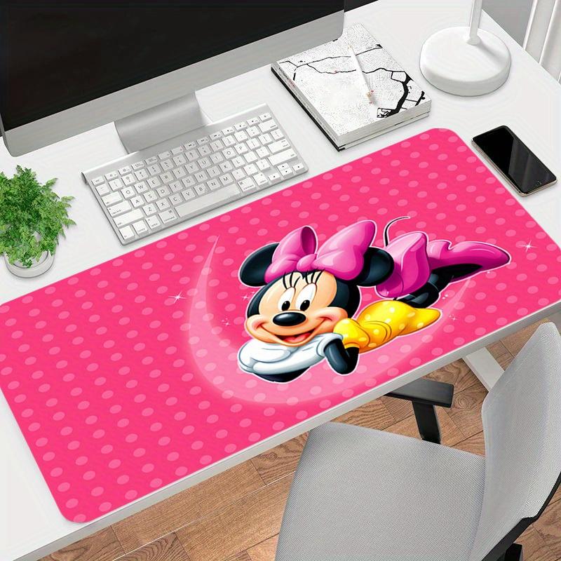 1pc Minnie Mouse Polka Dots Cartoon Large Game Mouse Pad Non Slip Office Mousepad Y052009 30cmx60cm(11.8x23.6inch)
