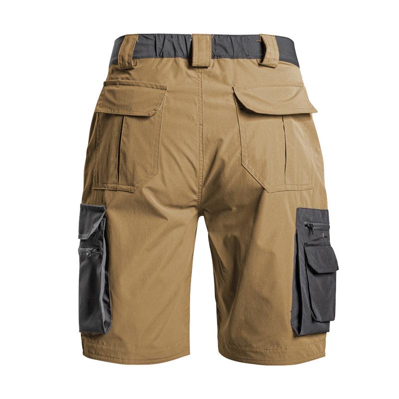 Consul Men's Lightweight Summer Tactical Shorts - Elastic, Multi-Pocket Bermuda for Outdoor Activities