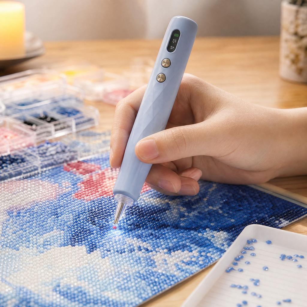 Stift mit Licht, Wiederaufladbar, Kabellos, 2-Saugkraft, Ergonomischer Griff, Geringe Geräuschentwicklung, Keine Aufsicht durch Erwachsene erforderlich