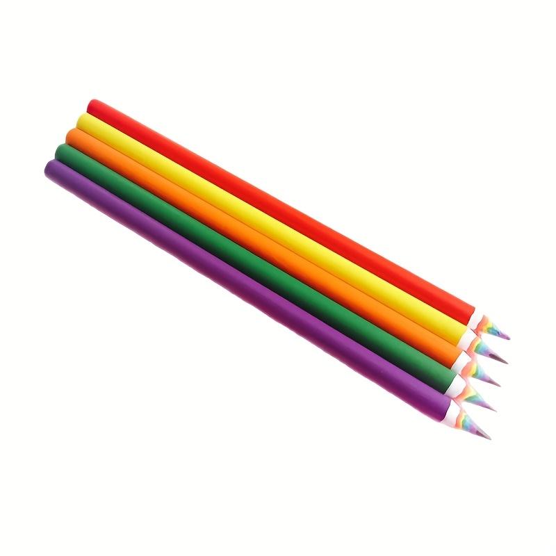 4pcs Random Color Rainbow Pencils for Writing And Drawing School Supplies Wooden Colored Pencils